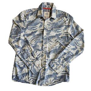 Mini Boden Long Sleeved Cotton Boys Button Down Crab Top size 11yrs to12yrs